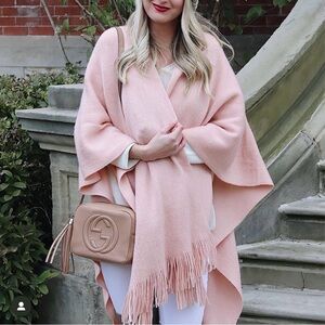 One size Pink Poncho Nordstrom